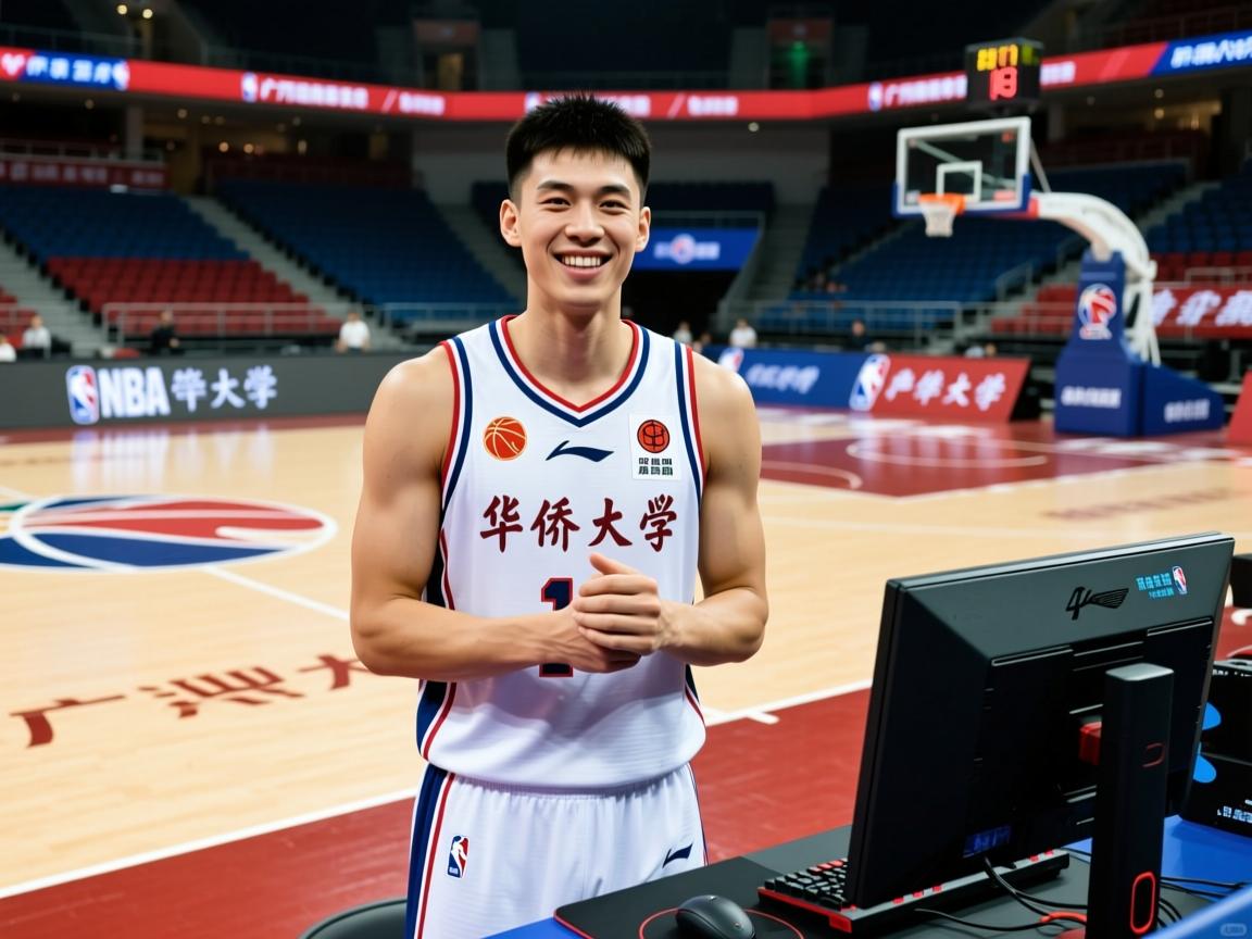 欢迎管子煜来到广州男篮，华侨大学表现令人动容  第1张