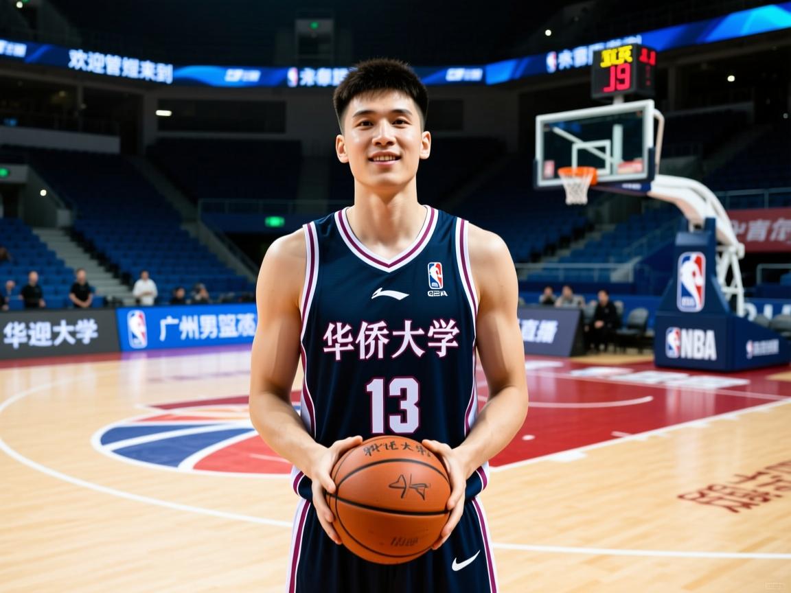 欢迎管子煜来到广州男篮，华侨大学表现令人动容  第2张